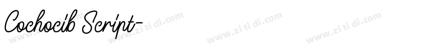 Cochocib Script字体转换 Cochocib Script字体转换